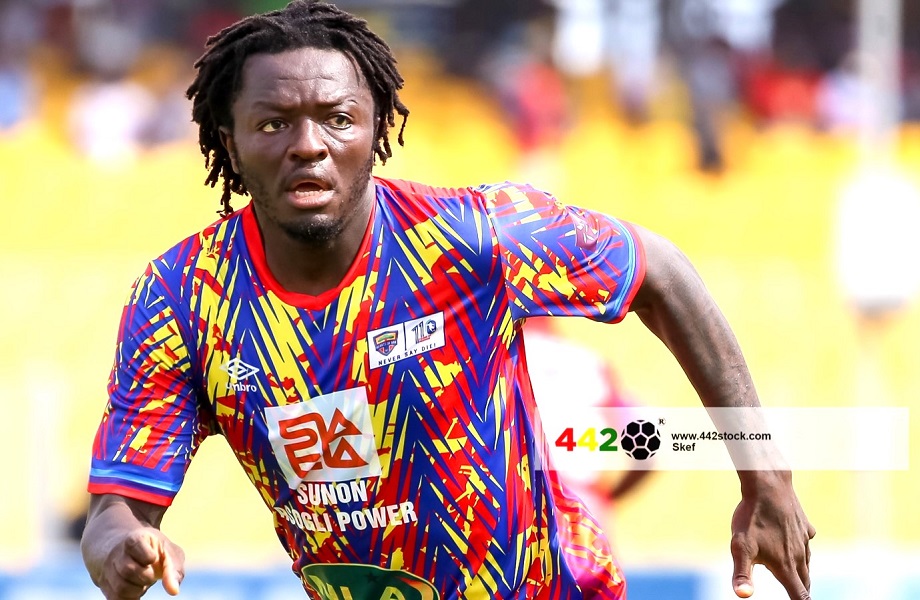 Sulley played his last competitive game for Hearts of Oak in the MTN FA Cup final